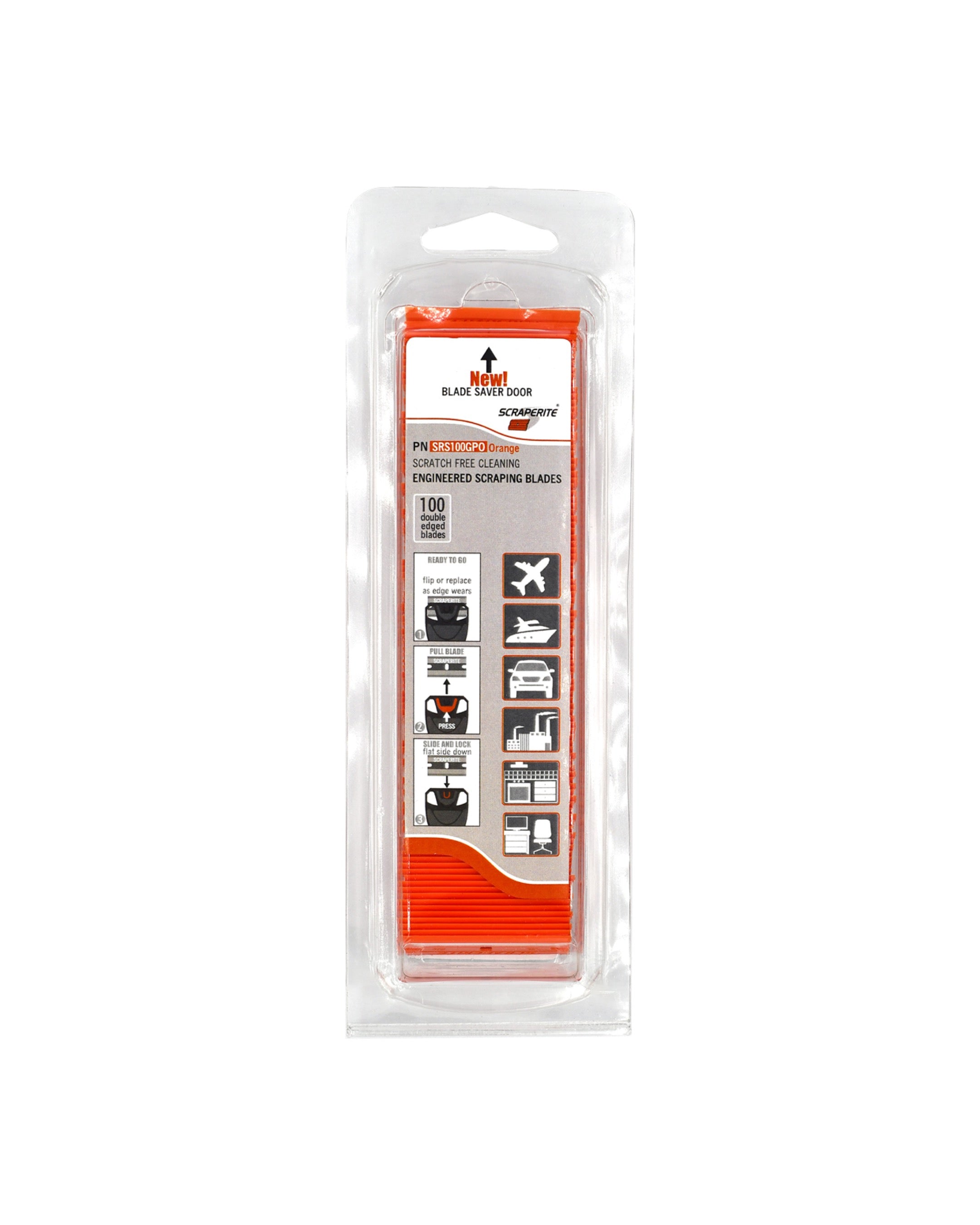Scraperite Plastic Razor Blades (100 pack)