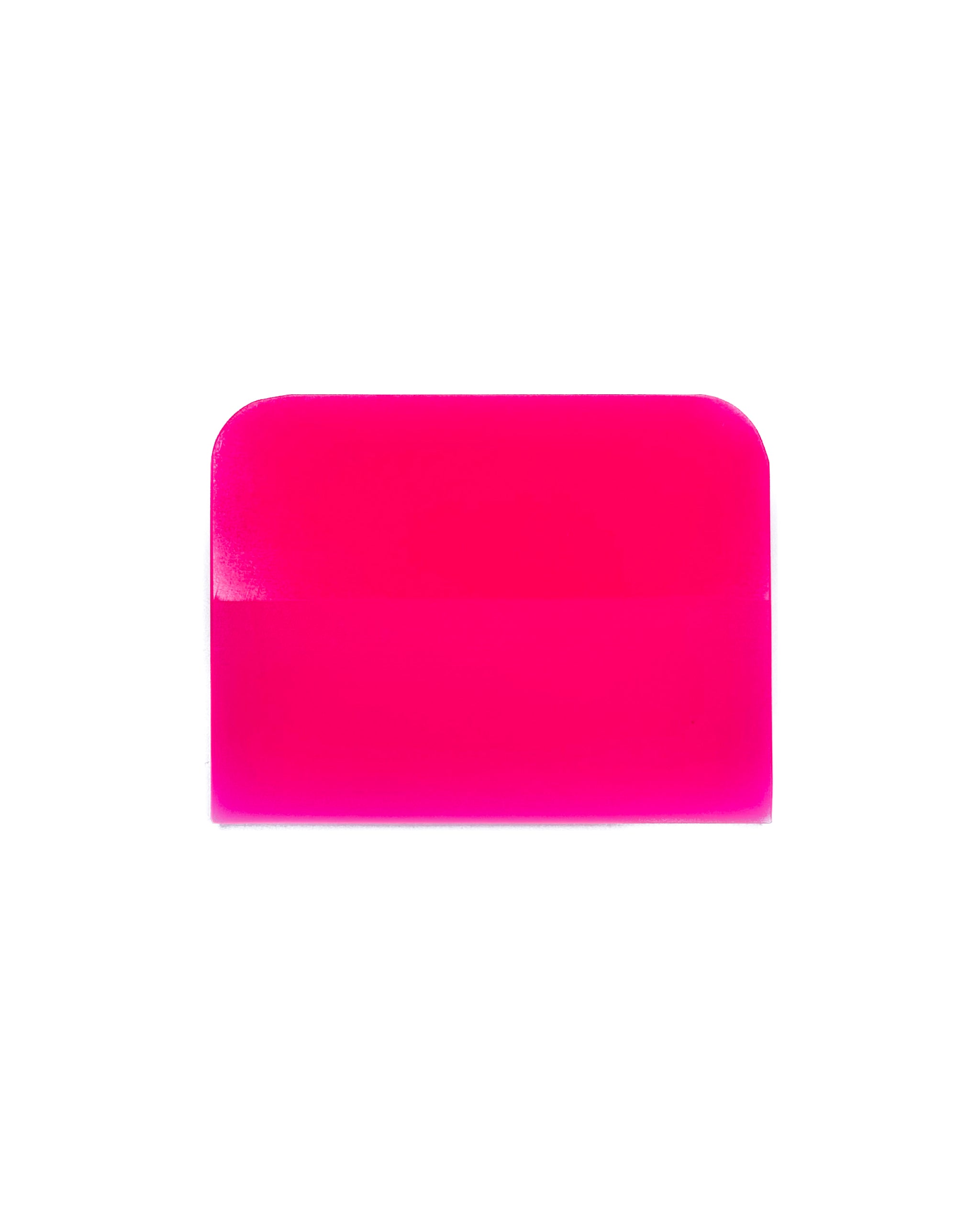 Pink Curved PPF Squeegee - Medium Hardness