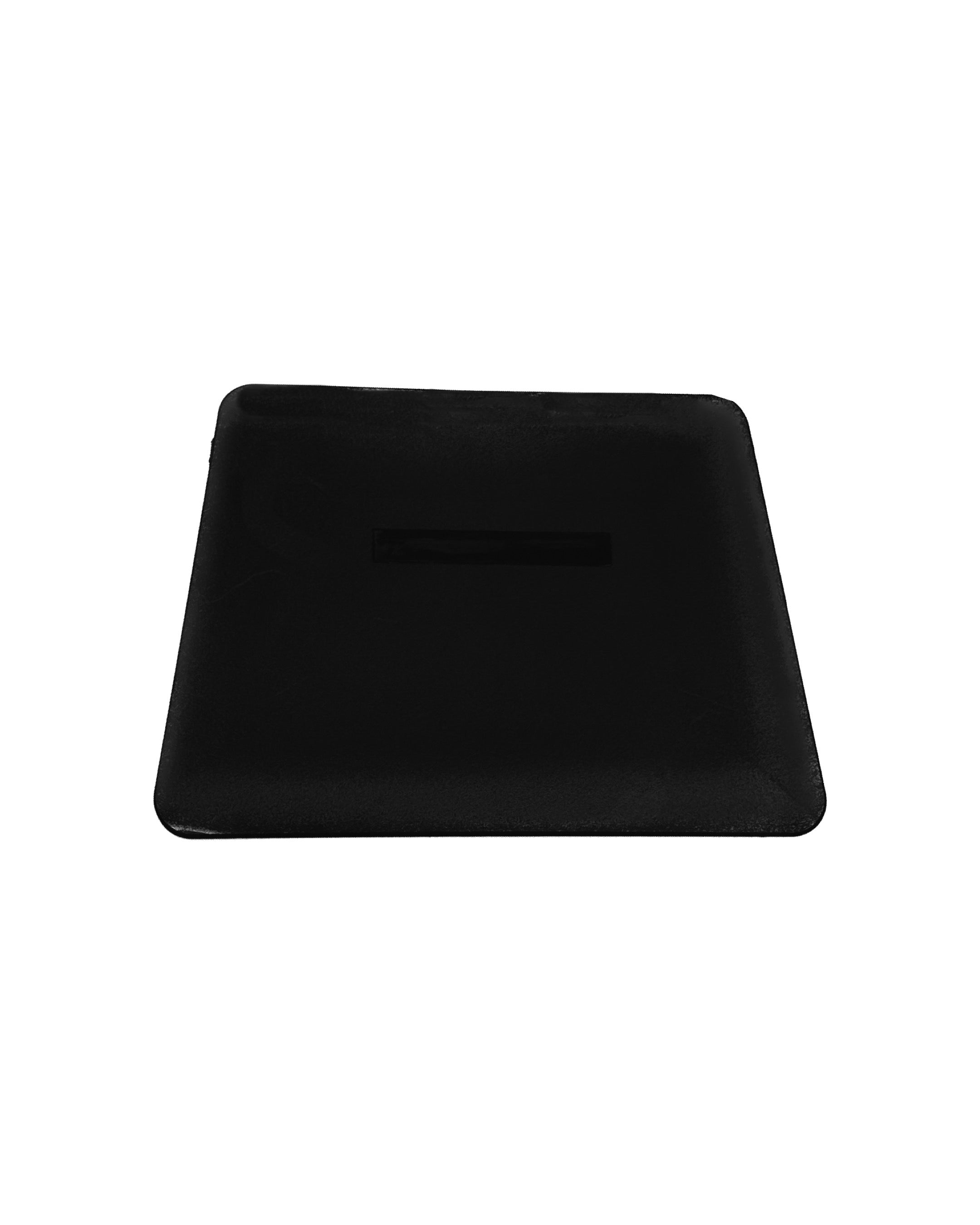 4" Black Low Friction Hard Card
