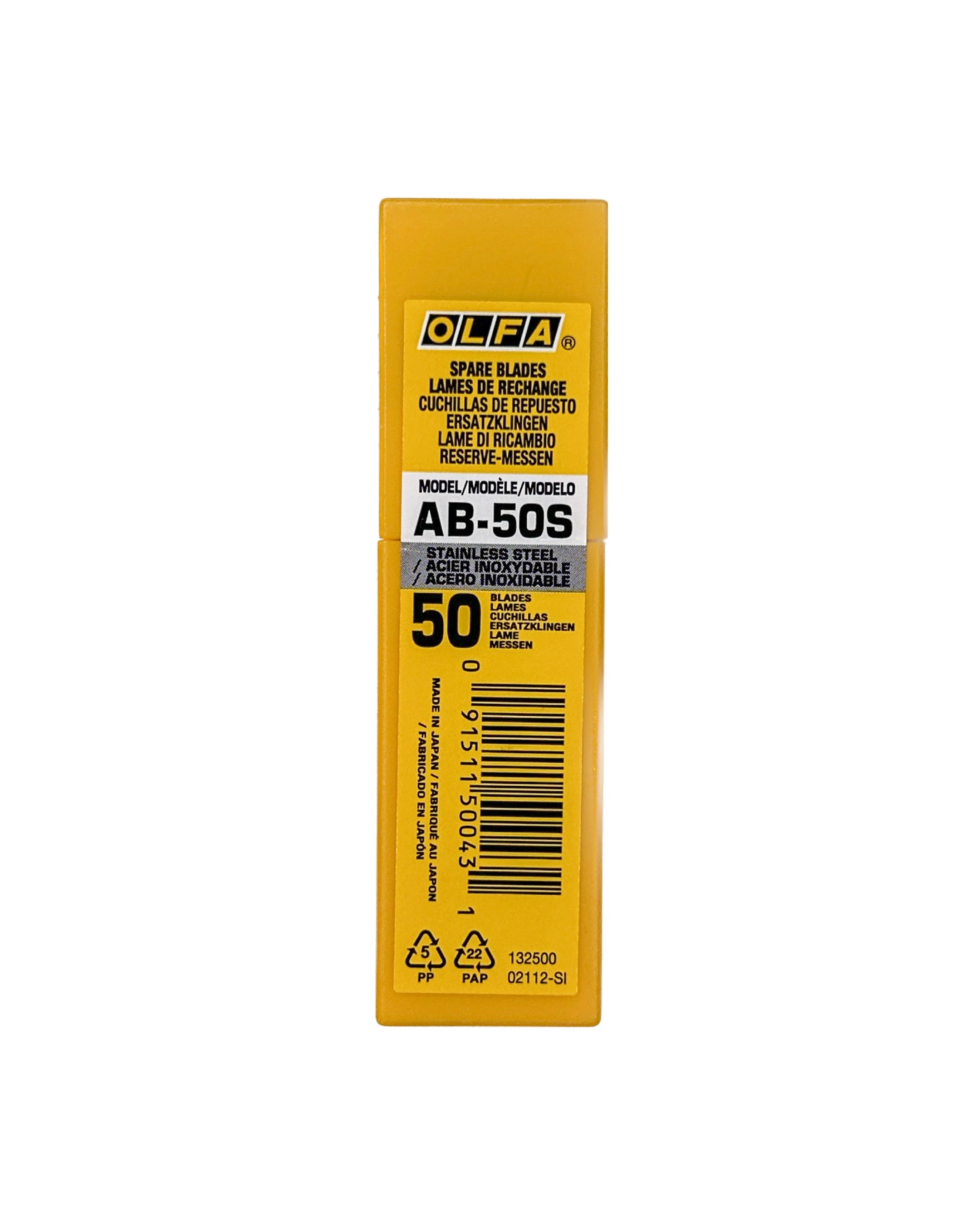 Olfa AB-50S Stainless Blade (50 pack)
