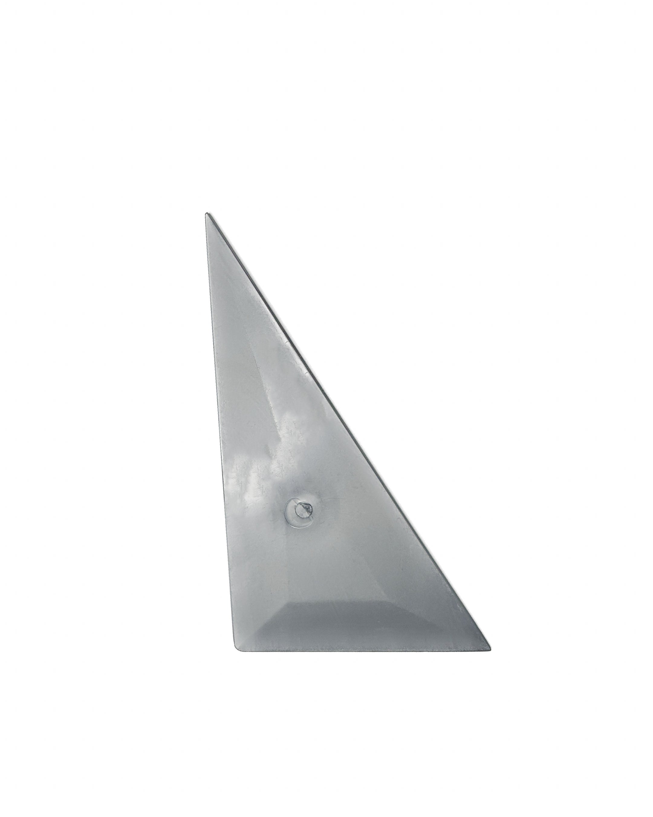 Grey Triangle Angled Hard Card (no brand)